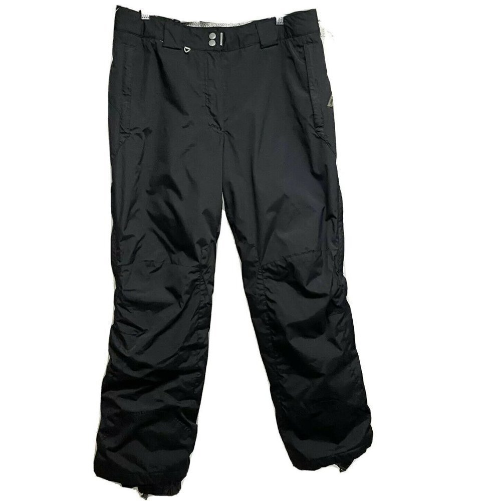 Firefly Womens Black Snowboard Ski Snow Cargo Pants Large Waterproof Adjustable